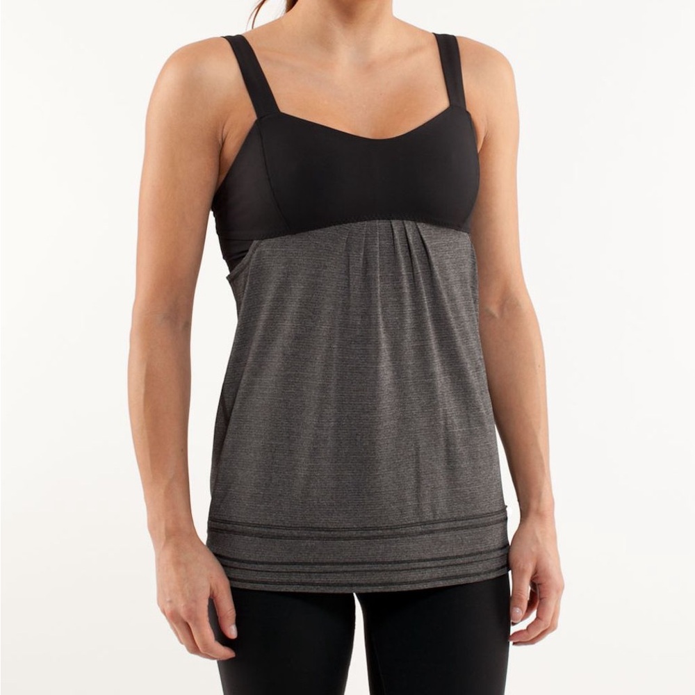 Lululemon Run: Back On Track Tank
Heathered Black / Black